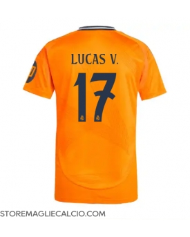 Real Madrid Lucas Vazquez #17 Maglia Gara Trasferta Repliche 2024-25
